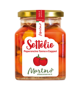 Peperoncini Ripieni Martino | sott’olio EVO | 280g